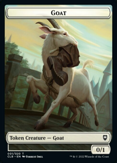 Goat // Treasure Card Front