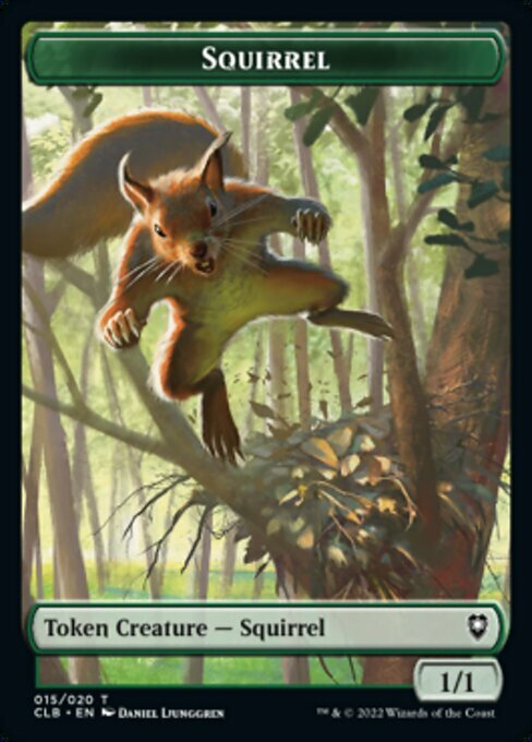 Squirrel // Treasure Card Front