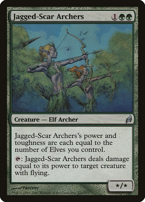 Jagged-Scar Archers Card Front