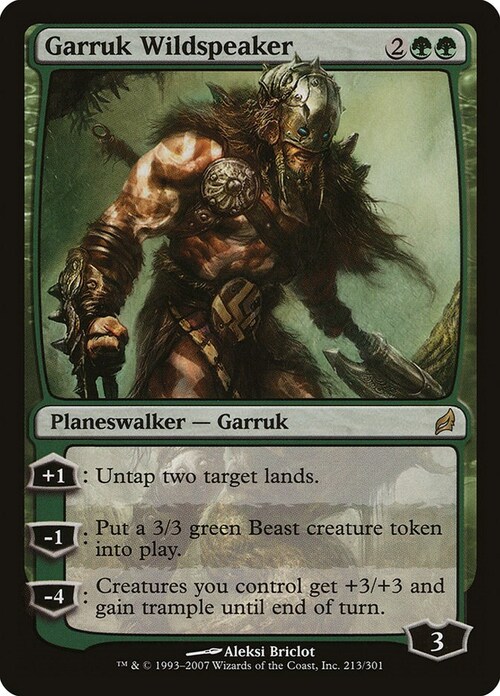 Garruk Wildspeaker Card Front