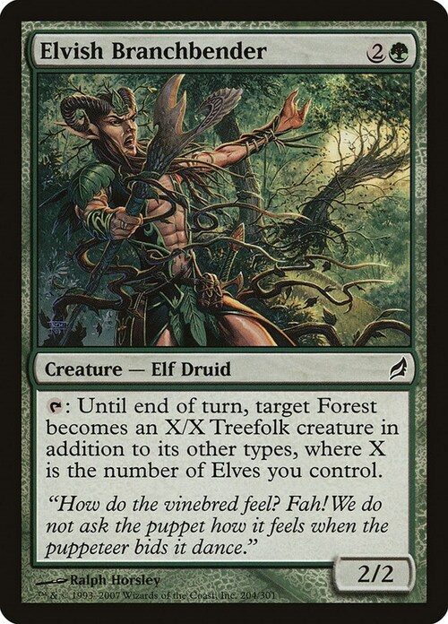 Elvish Branchbender Card Front