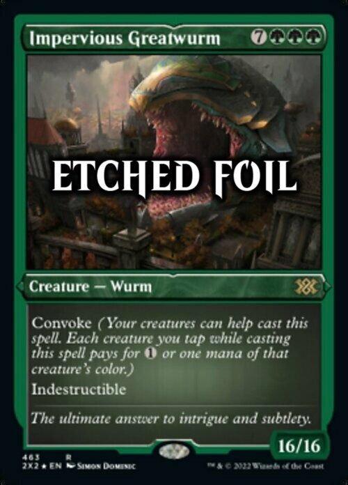 Impervious Greatwurm Card Front