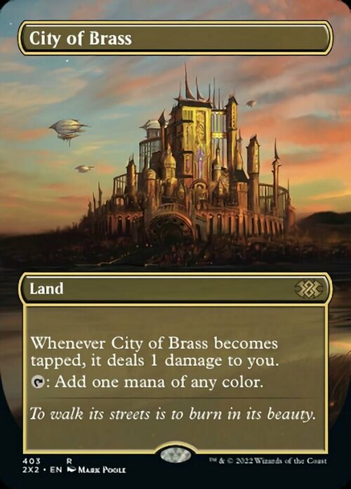 City of Brass Card Front