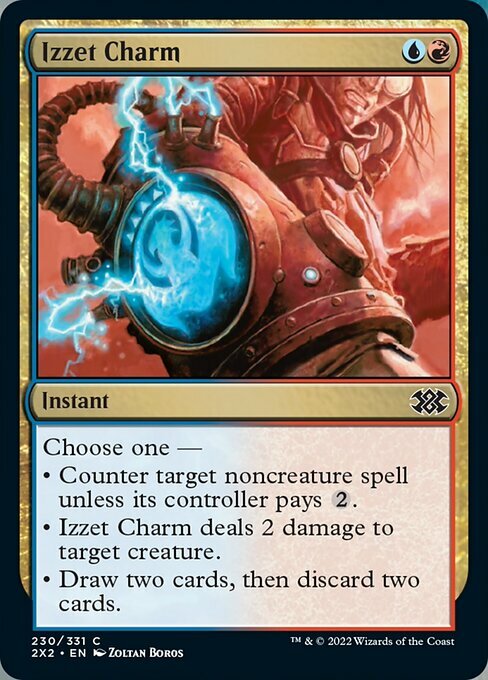 Izzet Charm Card Front