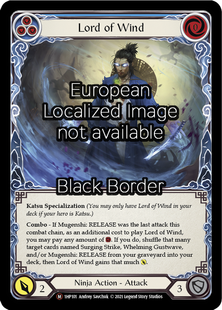 Lord of Wind Card Front