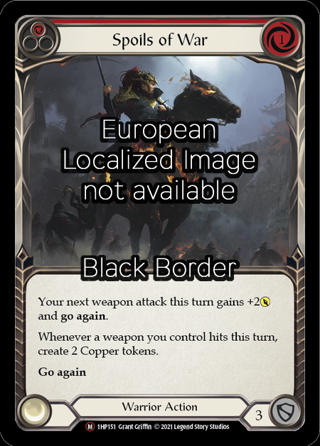 Spoils of War Card Front