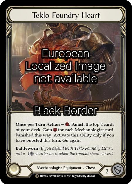 Teklo Foundry Heart Card Front