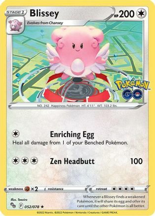 Blissey Card Front