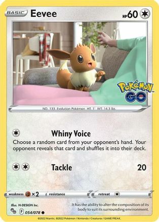 Eevee Card Front