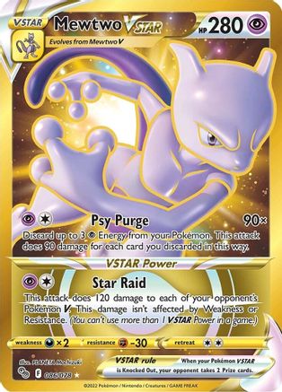 Mewtwo Vstar hot