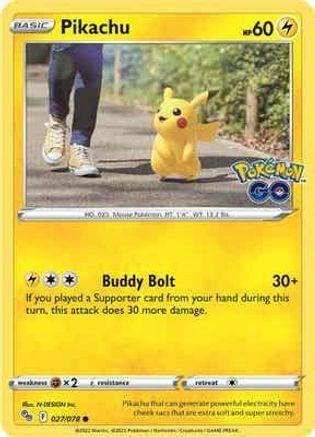 Pikachu Card Front