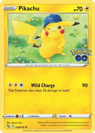 Pikachu Card Front