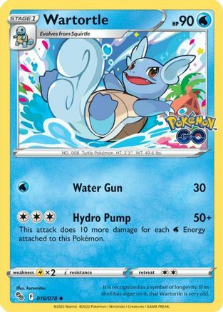 Wartortle Card Front