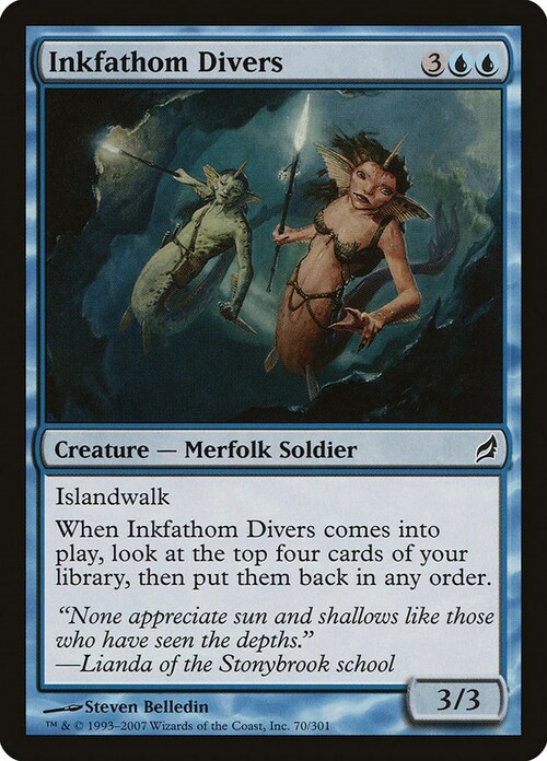 Inkfathom Divers Card Front