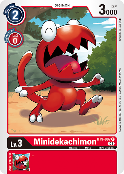 Minidekachimon Card Front