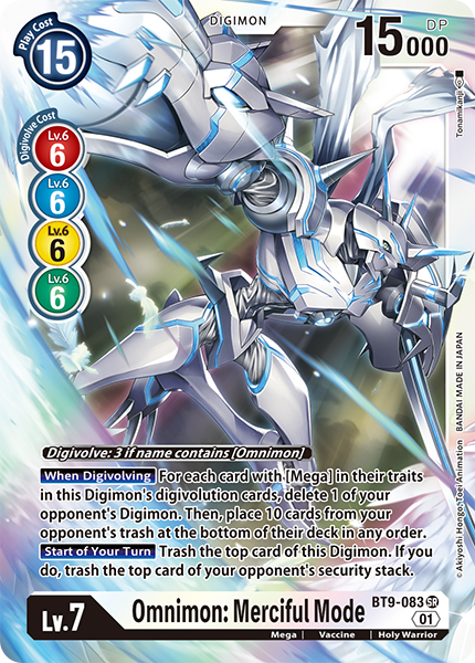 Omnimon: Merciful Mode Card Front