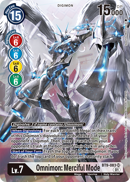 Omnimon: Merciful Mode Card Front