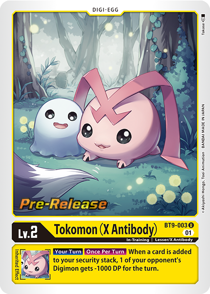 Tokomon (X Antibody) Card Front