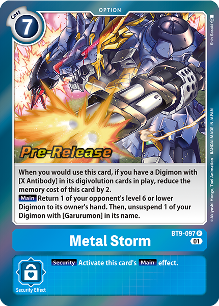 Metal Storm Card Front