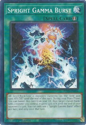 Yugioh Spright Blue outlet Secret Rare Power of the Elements - NM