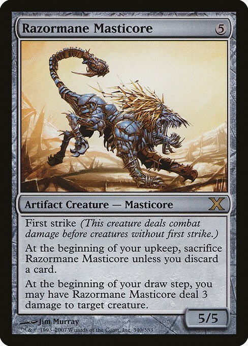 Razormane Masticore Card Front