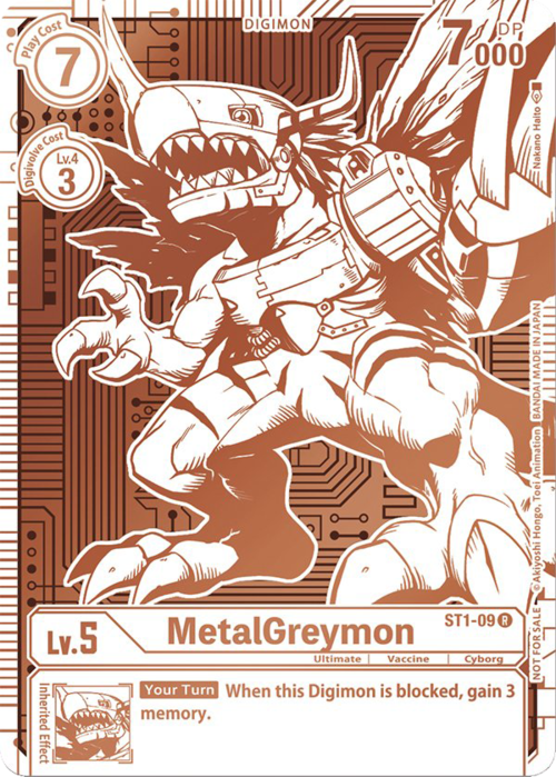 MetalGreymon Card Front