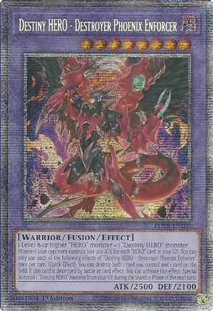 Destiny HERO - Destroyer Phoenix Enforcer Card Front