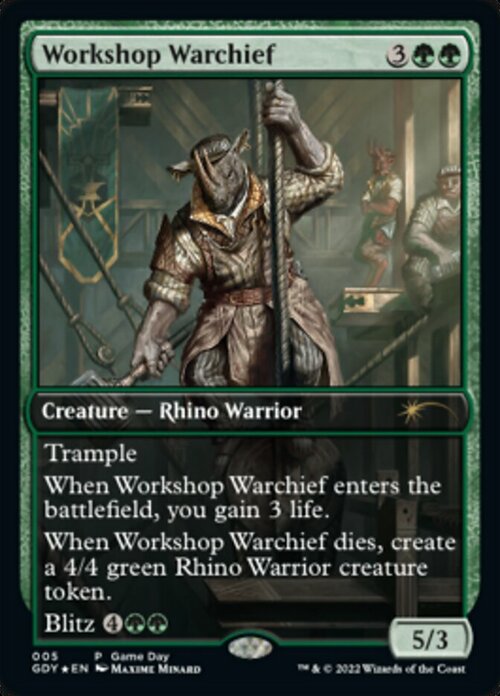 Workshop Warchief Card Front