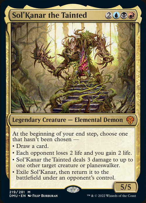 Sol'Kanar the Tainted Card Front