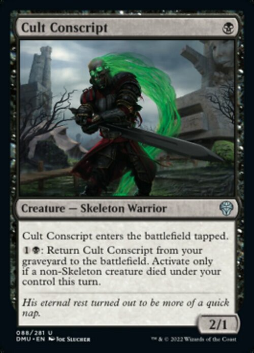 Cult Conscript Card Front