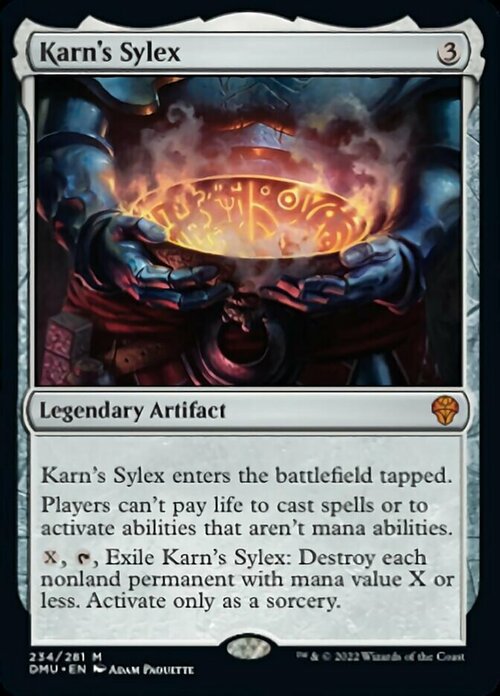 Karn's Sylex Card Front