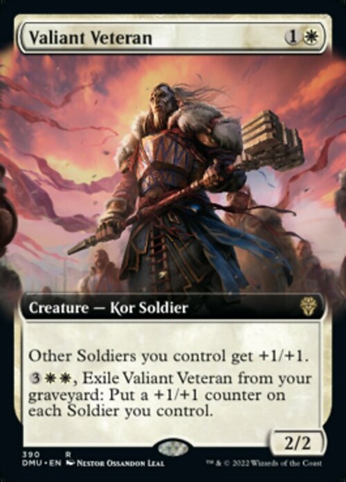 Valiant Veteran Card Front