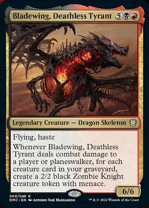 Bladewing, Deathless Tyrant Card Front