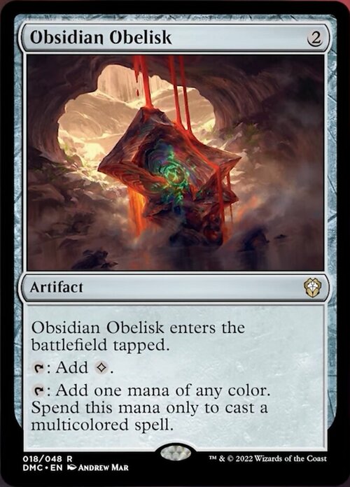 Obsidian Obelisk Card Front