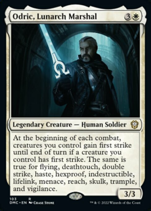 Odric, Lunarch Marshal Card Front