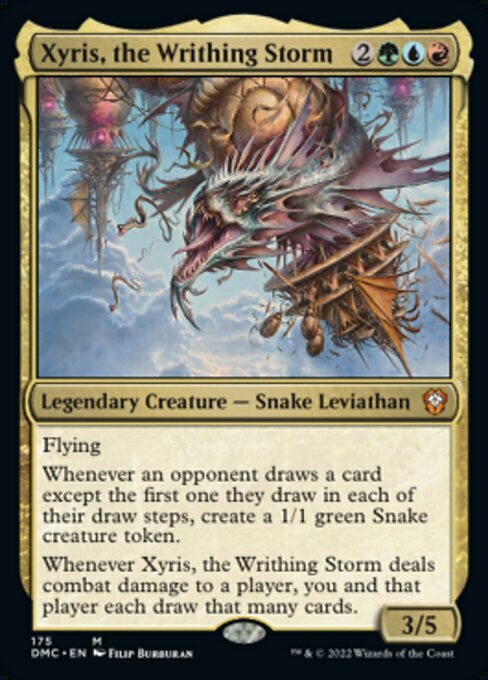 Xyris, the Writhing Storm Card Front