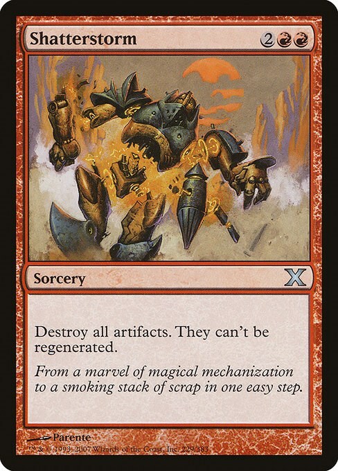 Shatterstorm Card Front