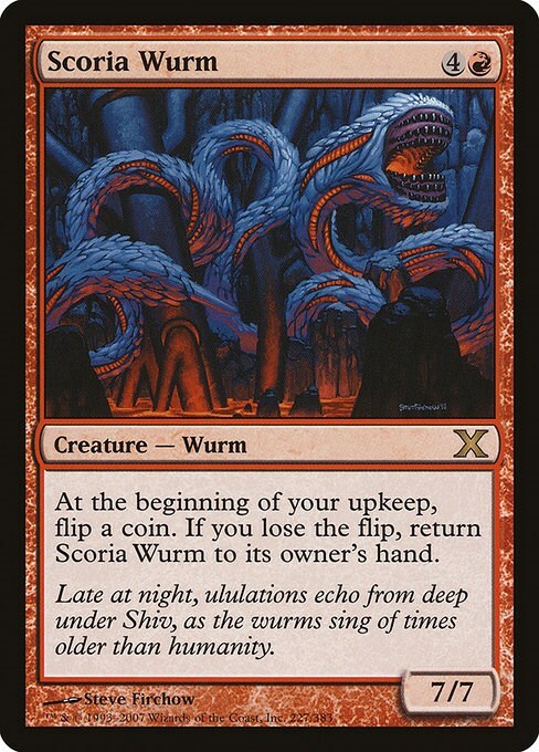 Scoria Wurm Card Front