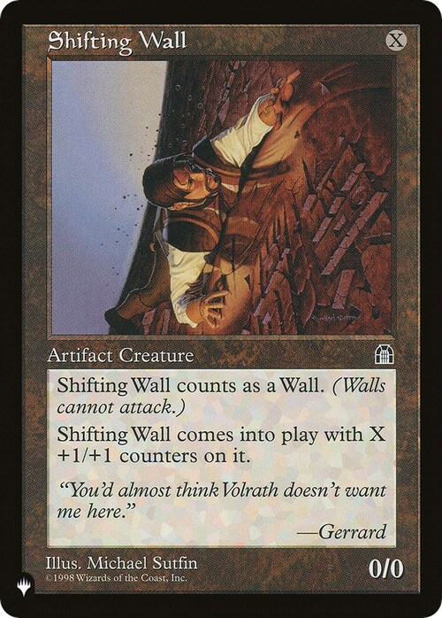 Shifting Wall Card Front