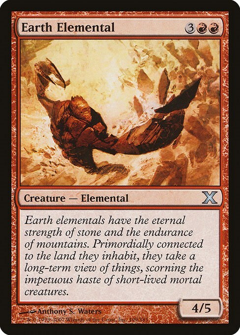 Earth Elemental Card Front