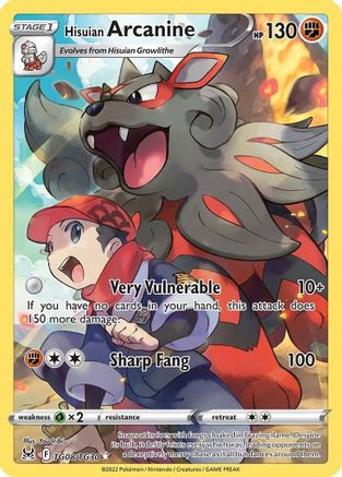 Custom Altered Pokemon Card Hisuian 2024 Growlithe