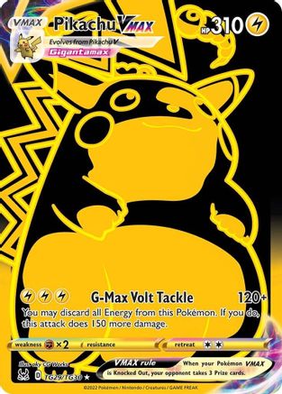 Pokemon Pikachu good Vmax TG17/TG30 lost origin