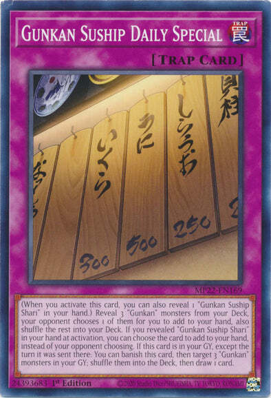 Gunkan Suship Daily Special Card Front