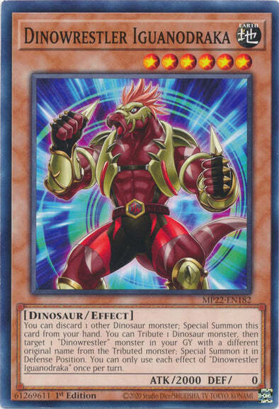 Dinowrestler Iguanodraka Card Front