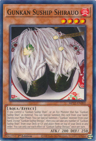 Gunkan Suship Shirauo Card Front