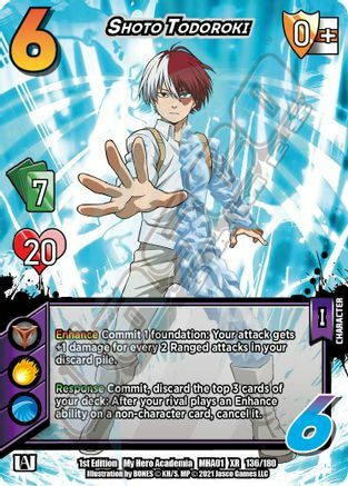 Shoto Todoroki Card Front