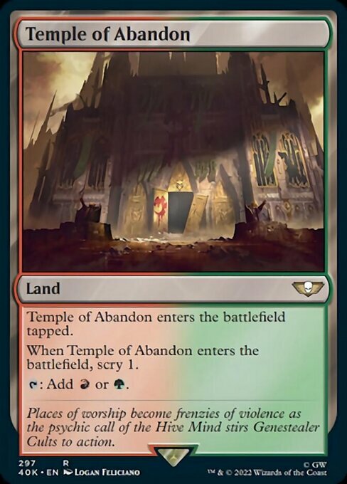 Temple of Abandon Card Front