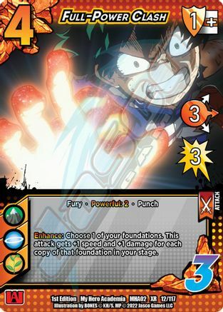 Full-Power Clash Card Front