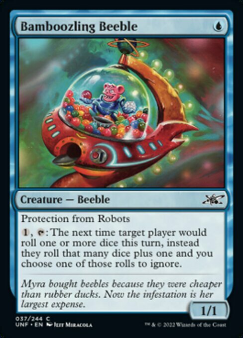 Bamboozling Beeble Card Front