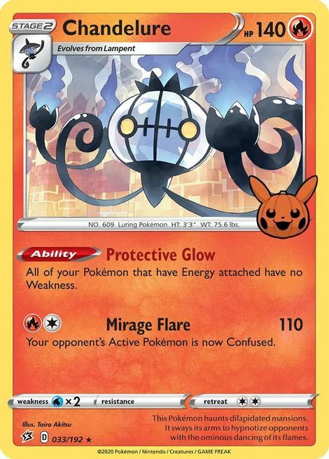 Chandelure Card Front